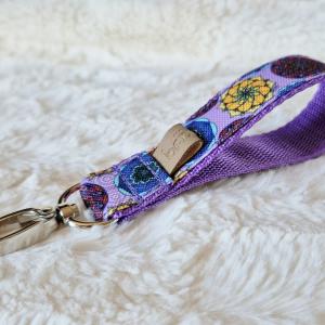 Mandala Lavender kulcstartó