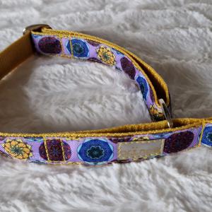 Mandala Mustard félfojtó nyakörv