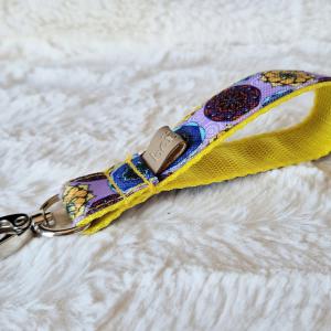 Mandala Mustard kulcstartó