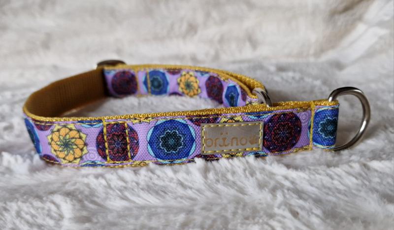 Mandala Mustard félfojtó nyakörv