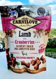 Carnilove Dog Crunchy Snack Lamb & Cranberries - Bárányhússal és Vörös Áfonyával 200g