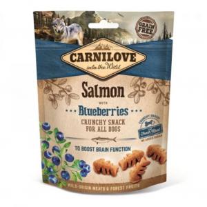 Carnilove Dog Crunchy Snack Salmon & Blueberries - Lazachússal és Áfonyával 200g