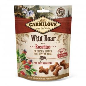 Carnilove Dog Crunchy Snack Wild Boar & Rosehips - Vaddisznóhússal és Csipkebogyóval 200g