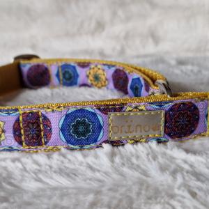 Mandala Mustard félfojtó nyakörv