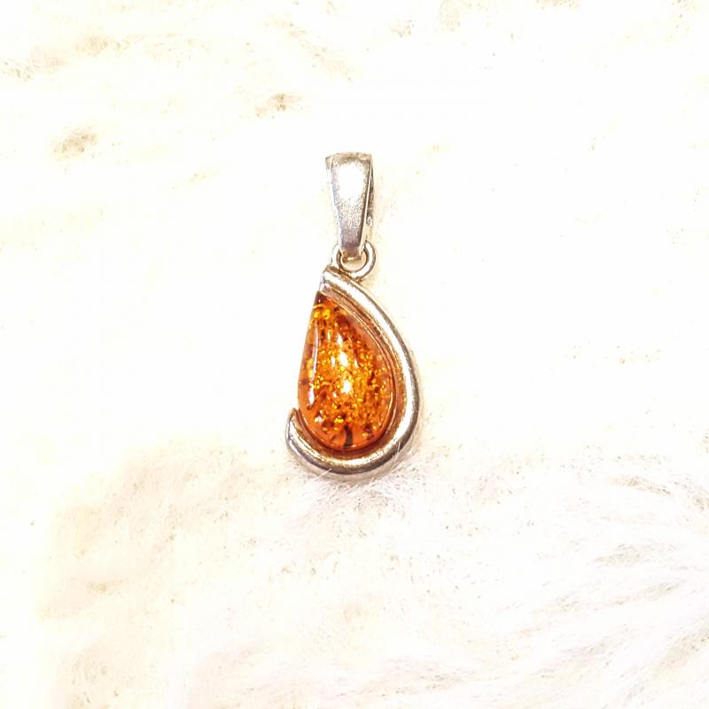 Borostyán ezüst medál  Jubilex 164