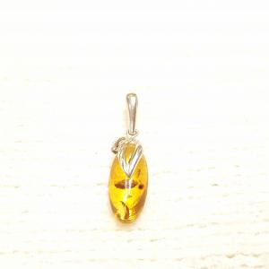 Borostyán ezüst medál Jubilex 504