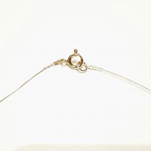 Borostyán ezüst nyakék kolié Jubilex Stúdió 482