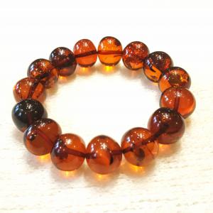 Borostyán karkötő sötét barokk Jubilex 548