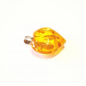 Borostyán medál szív egyedi lengyel Jubilex 342