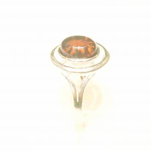 Borostyánköves ezüst gyűrű Jubilex  356 (méret 55,56,58,60,62)