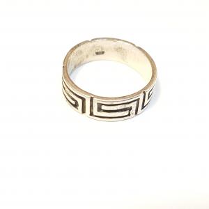 Ezüst gyűrű görög mintás jubilex 775