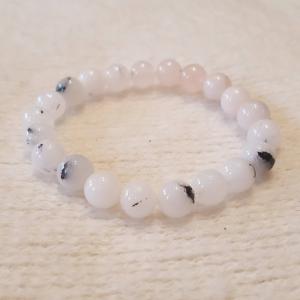 Opál bogyós karkötő gumis 8 mm 877