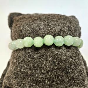 Pompás krizopráz bogyós karkötő gumis(8 mm) 882