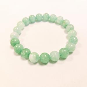 Pompás krizopráz bogyós karkötő gumis(8 mm) 882