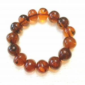 Borostyán karkötő sötét barokk Jubilex 548