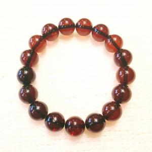 Borostyánkő karkötő szabályos gömbök Jubilex 678