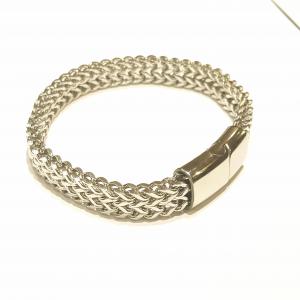 Elegáns férfi karkötő rozsdamentes acél 117