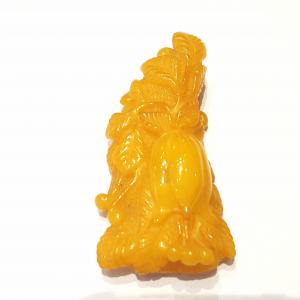 Faragott borostyán dombormű harangvirág 287