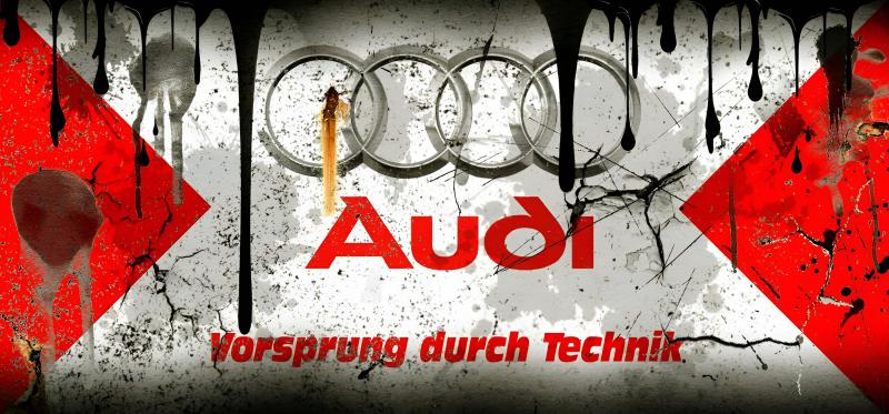 Audi mintás bögre