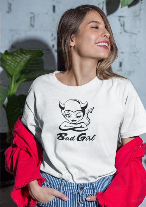 Bad Girl mintás póló JDM