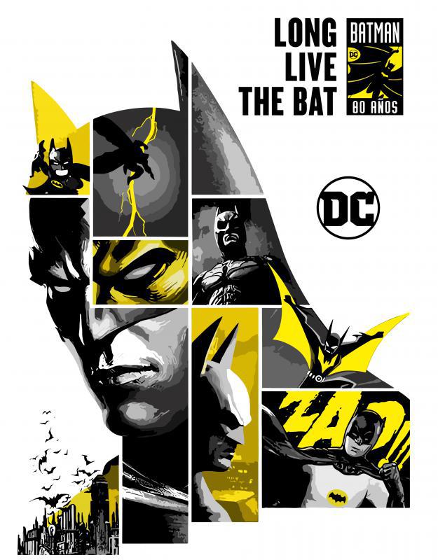 Batman mintás póló