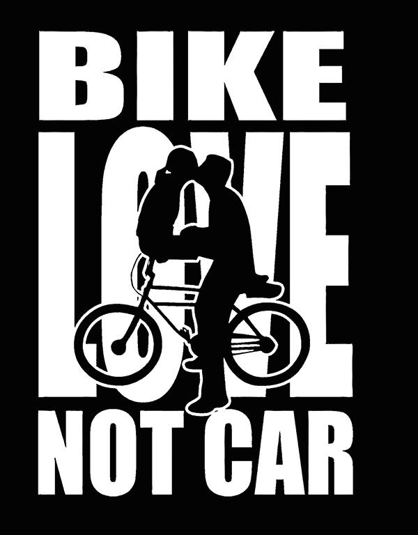 Bike Love - Bringás mintás póló