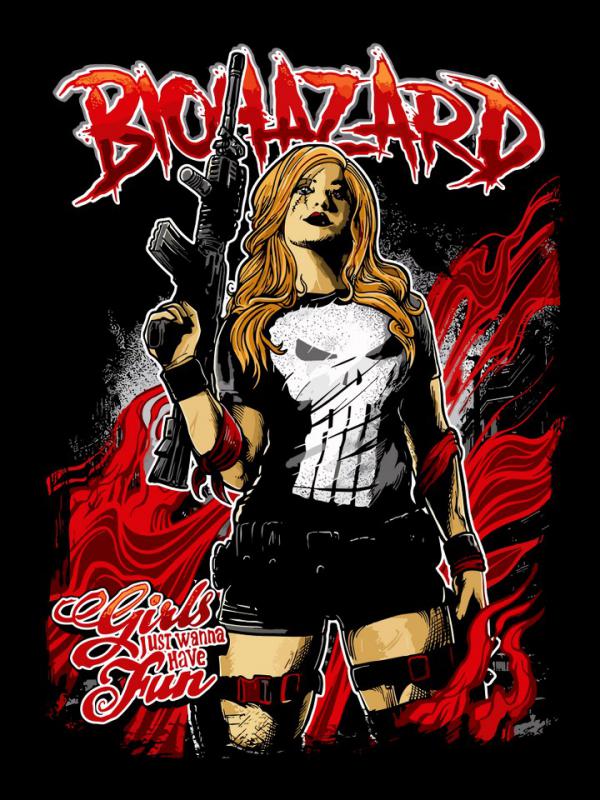 Biohazard 2 - mintás póló