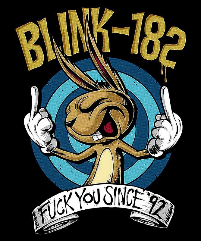 Blink 182 mintás póló 2