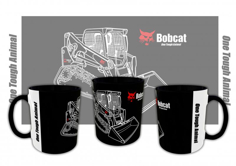 Bobcat mintás bögre 3