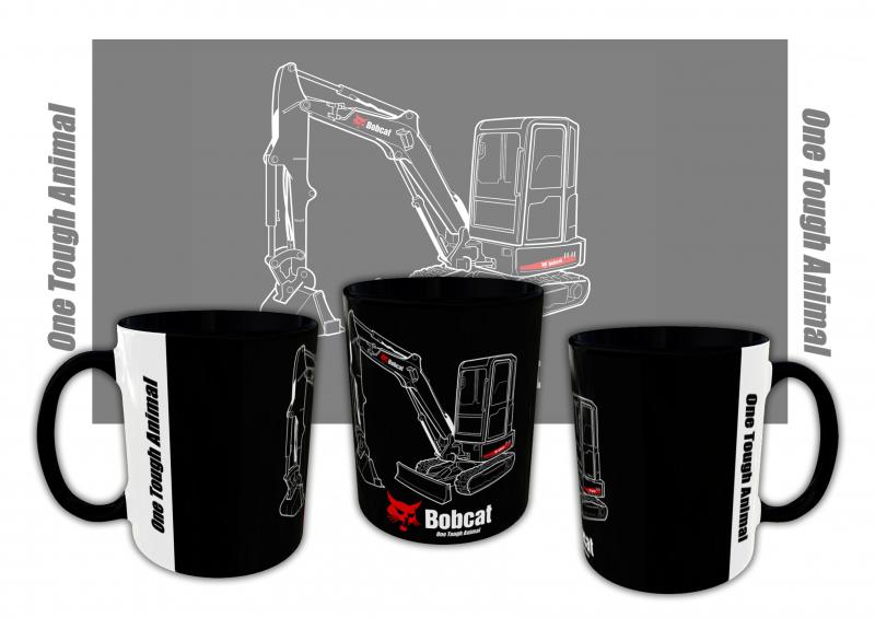 Bobcat mintás bögre2
