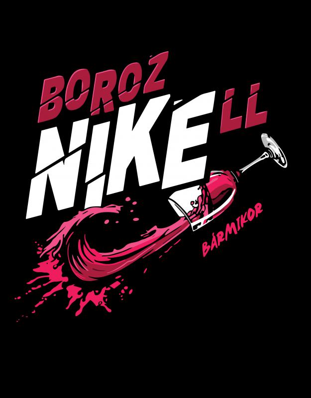 BorozNIKEll - mintás póló