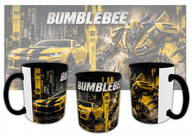 BumbleBee mintás bögre