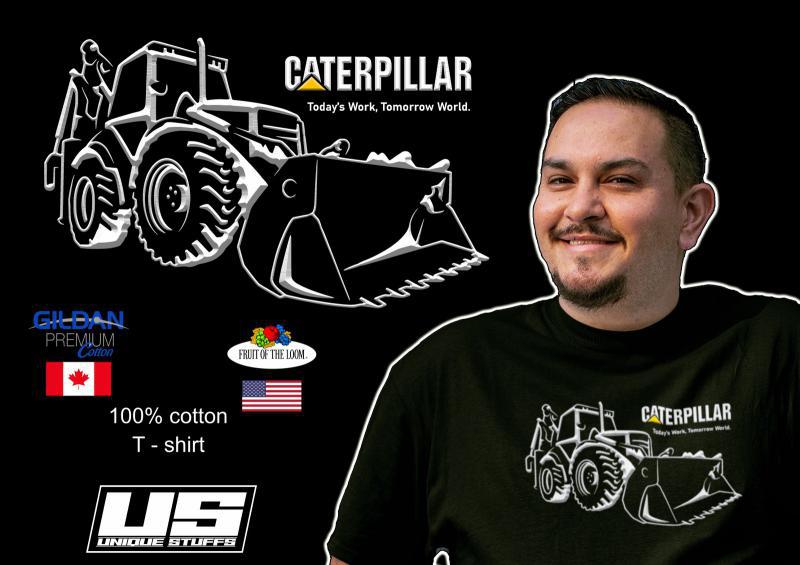 Caterpillar gépes póló