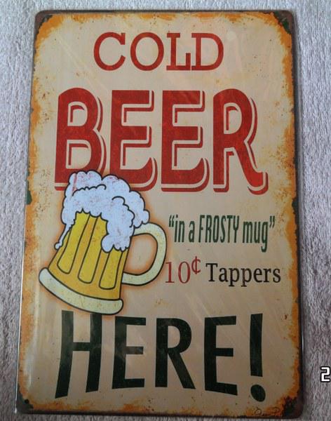 Cold beer here