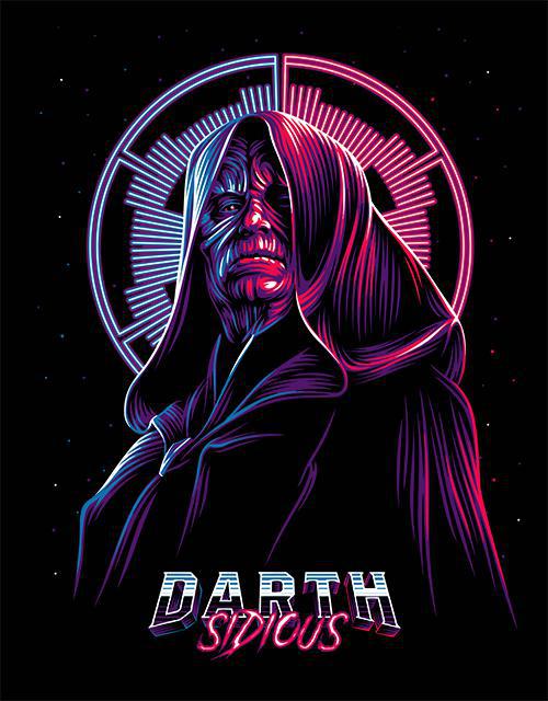 Darth Sidious - Star Wars mintás póló