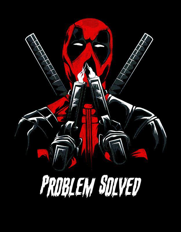 Deadpool mintás póló