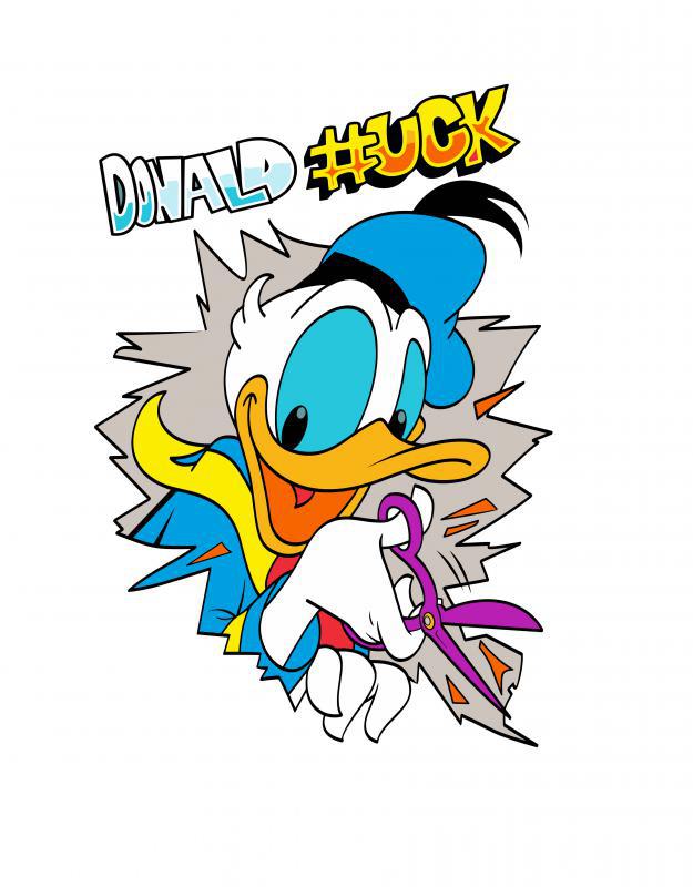Donald kacsa mintás póló