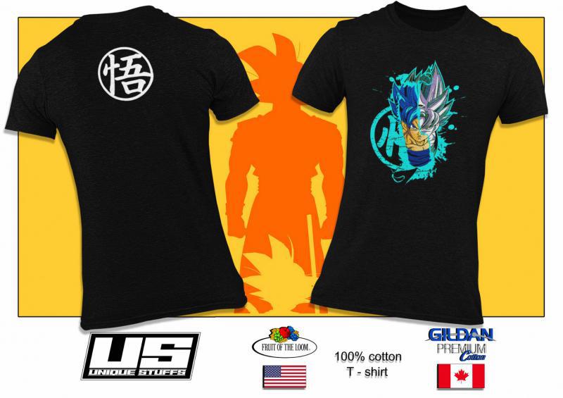 Dragon Ball - Blue Goku mintás póló