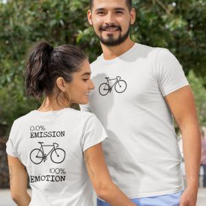 0% Emission - Bringás mintás, kerékpáros póló