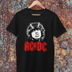 AC-DC mintás póló 2
