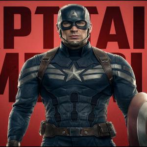 Amerika kapitány mintás bögre