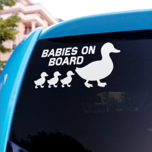 Babys on board - kacsa mama matrica