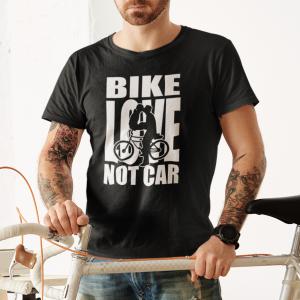 Bike Love - Bringás mintás póló