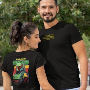 Boba Fet mintás Mandalorian póló