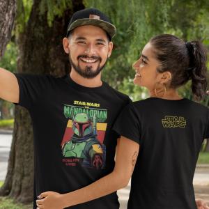 Boba Fet mintás Mandalorian póló