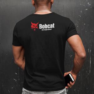 Bobcat feliratos póló