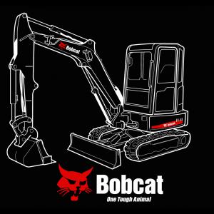 Bobcat mintás bögre2