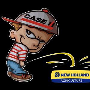 Case IH Vs New Holland mintás bögre