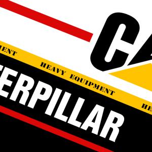 Caterpillar mintás bögre 3