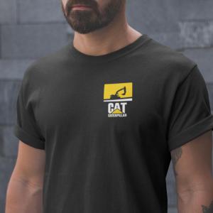 Caterpillar mintás póló